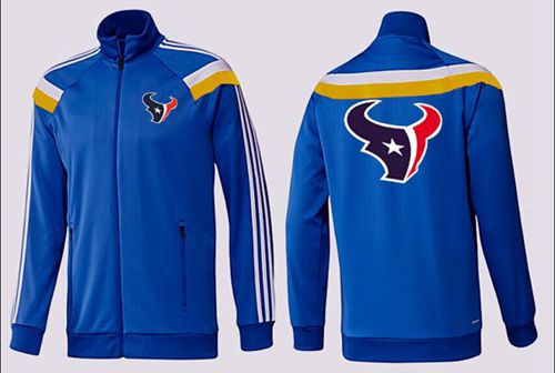 NFL Houston Texans Team Logo Jacket Blue_3