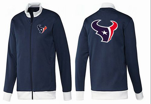 NFL Houston Texans Team Logo Jacket Dark Blue_1