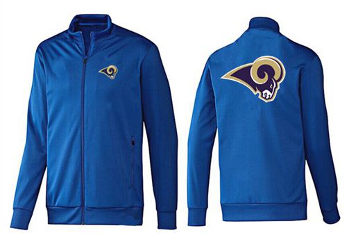 NFL Los Angeles Rams Team Logo Jacket Blue_1