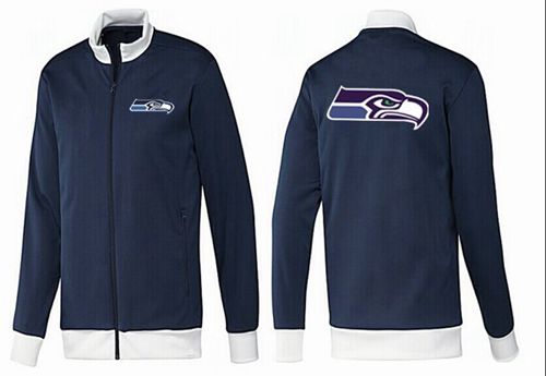 NFL Seattle Seahawks Team Logo Jacket Dark Blue_1