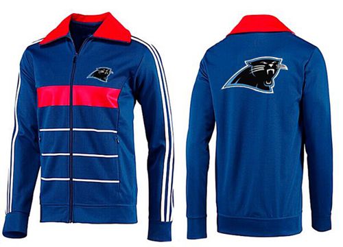 NFL Carolina Panthers Team Logo Jacket Blue_4