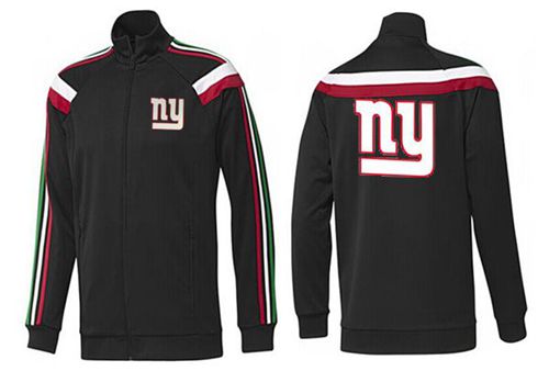 NFL New York Giants Team Logo Jacket Black_2