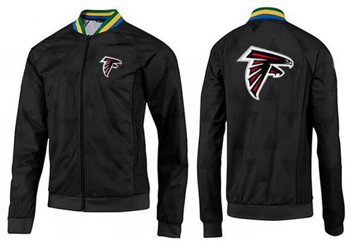 NFL Atlanta Falcons Team Logo Jacket Black_4