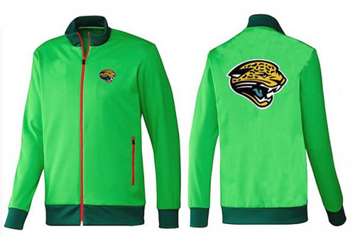 NFL Jacksonville Jaguars Team Logo Jacket Green_1