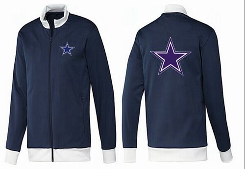 NFL Dallas Cowboys Team Logo Jacket Dark Blue_1