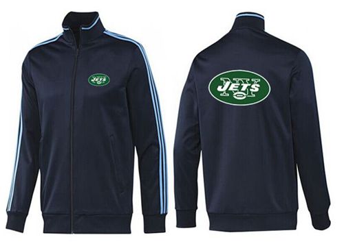 NFL New York Jets Team Logo Jacket Dark Blue_2