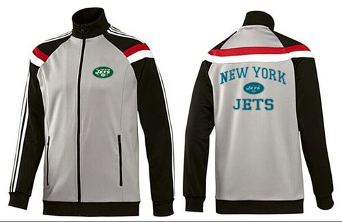 NFL New York Jets Heart Jacket Grey