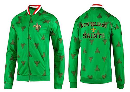 NFL New Orleans Saints Heart Jacket Green