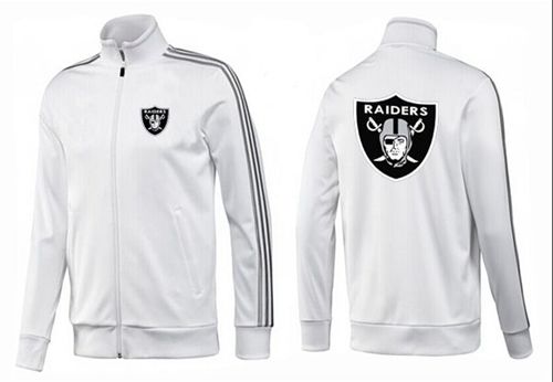 NFL Las Vegas Raiders Team Logo Jacket White_3