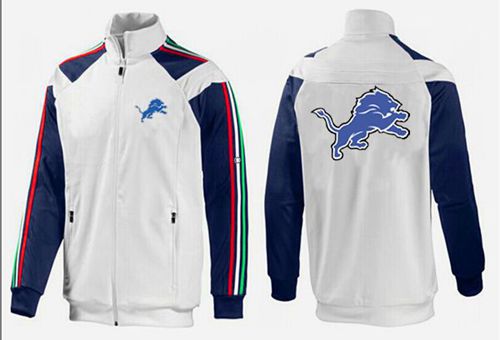 NFL Detroit Lions Team Logo Jacket White