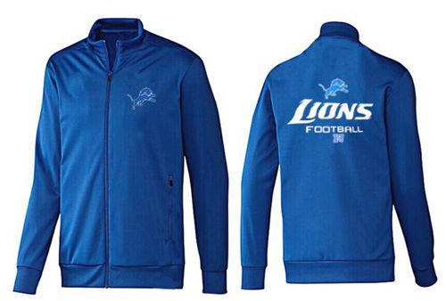 NFL Detroit Lions Victory Jacket Blue_1