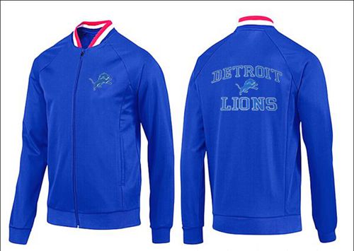 NFL Detroit Lions Heart Jacket Blue_1