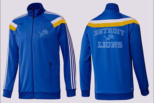 NFL Detroit Lions Heart Jacket Blue_2