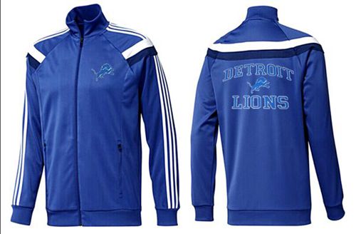 NFL Detroit Lions Heart Jacket Blue_3