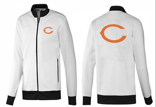 NFL Chicago Bears Team Logo Jacket White_1