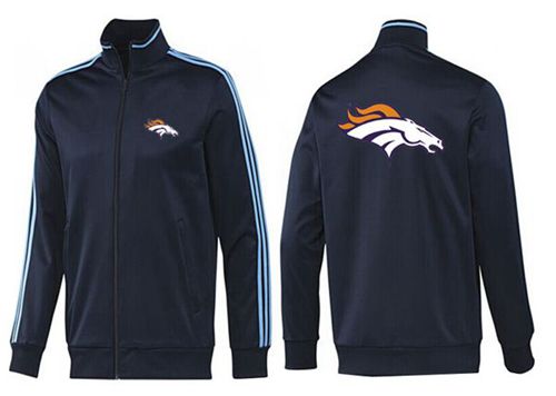 NFL Denver Broncos Team Logo Jacket Dark Blue_2