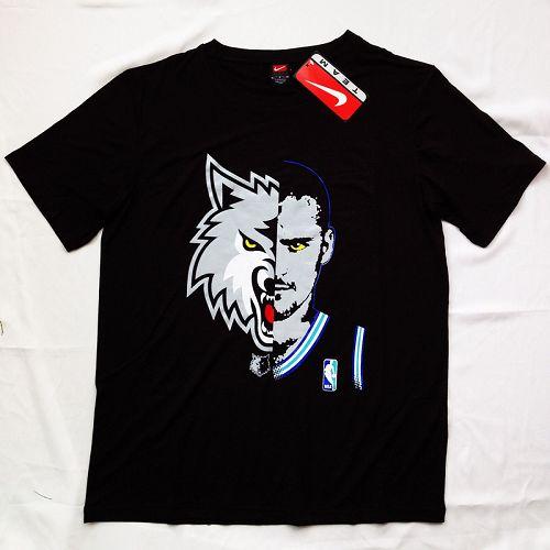 Minnesota Timberwolves Black NBA T-Shirt