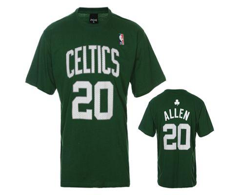 Boston Celtics #20 Ray Allen Green NBA T-Shirt