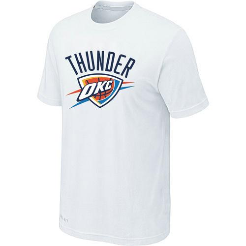 Oklahoma City Thunder White NBA T-Shirt