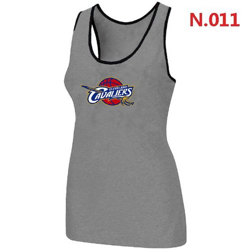 Women's NBA Cleveland Cavaliers Big & Tall Primary Logo Tank Top Light Grey