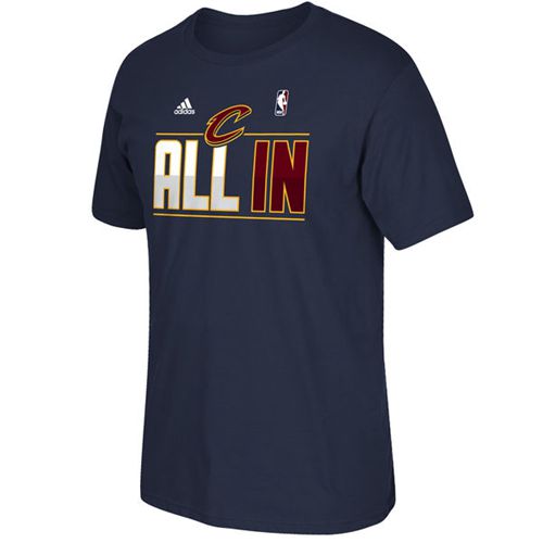 Cleveland Cavaliers Adidas 2015 Playoffs Slogan T-Shirt Navy