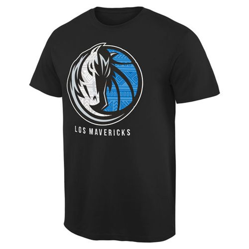 Dallas Mavericks Noches Enebea T-Shirt Black