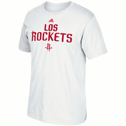 Houston Rockets Adidas Noches Ene-Be-A T-Shirt White