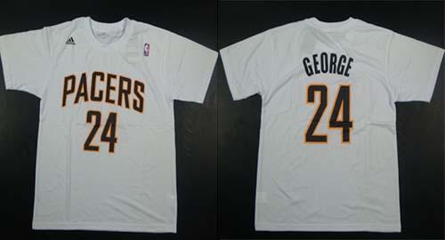 Indiana Pacers #24 George White NBA T-Shirt