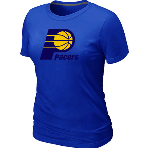 Women's NBA Indiana Pacers Big & Tall Primary Logo T-Shirt Blue