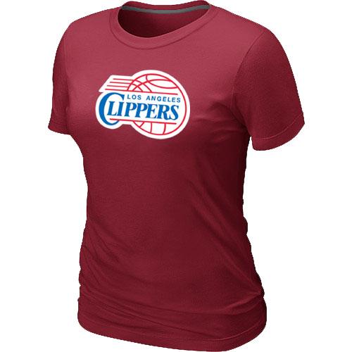 Women's Los Angeles Clippers Big & Tall Primary Logo T-Shirt Red