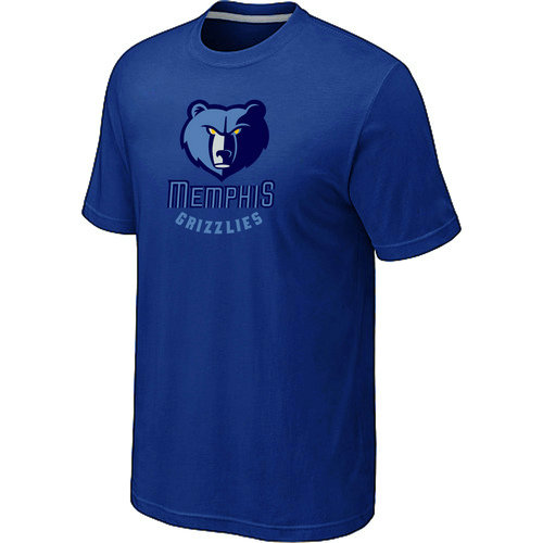 NBA Memphis Grizzlies Big & Tall Primary Logo T-Shirt Blue