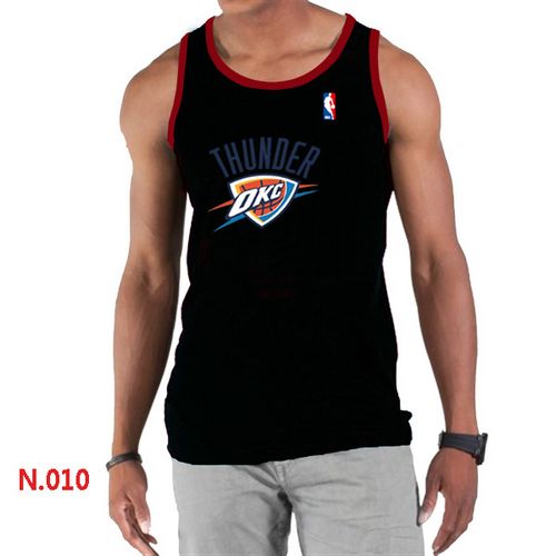 Men's NBA Oklahoma City Thunder Big & Tall Primary Logo Tank Top Black