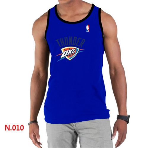 Men's NBA Oklahoma City Thunder Big & Tall Primary Logo Tank Top Blue