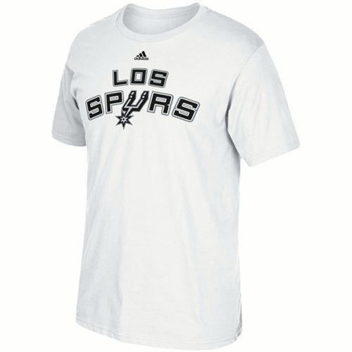 San Antonio Spurs Adidas Noches Ene-Be-A T-Shirt White