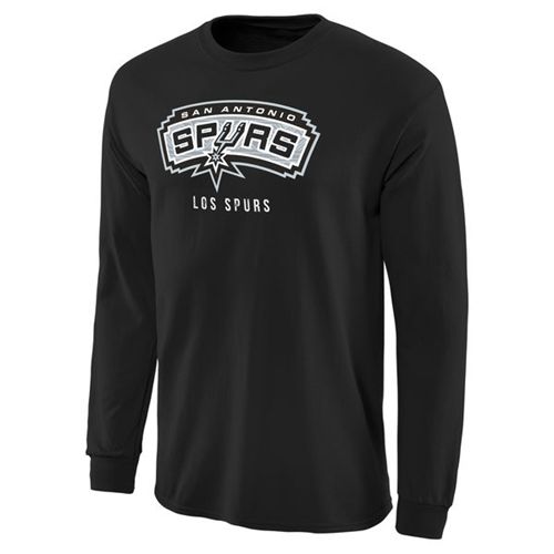 San Antonio Spurs Noches Enebea Long Sleeves T-Shirt Black