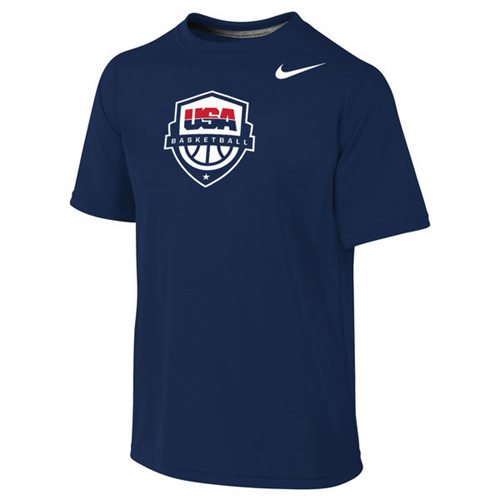 Youth Team USA Basketball Nike Legend Performance T-Shirt Navy