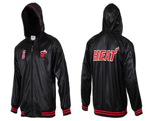 Miami Heat #6 (no name) Black NBA Hoodie