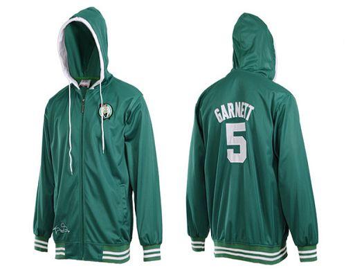 Boston Celtics #5 Kevin Garnett Green NBA Hoodie