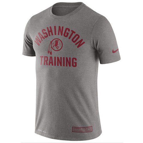 Men's Washington Commanders Nike Heathered Gray Training Performance T-Shirt