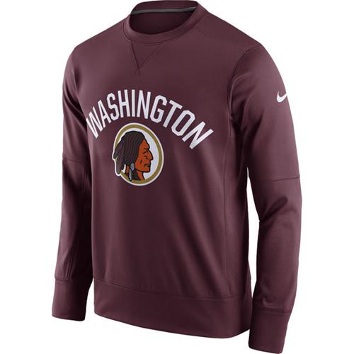 Men's Washington Commanders Nike Burgundy Circuit Alternate Sideline Performance Sweatshirt