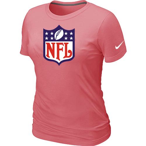 Women's Nike NFL Shield Pink Logo T-Shirt