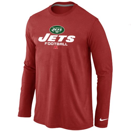 Nike New York Jets Critical Victory Long Sleeve T-Shirt Red