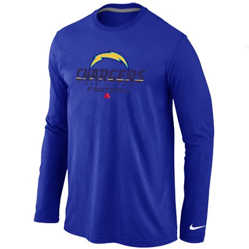 Nike Los Angeles Chargers Critical Victory Long Sleeve T-Shirt Blue