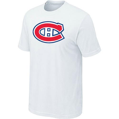 Montreal Canadiens Big & Tall Logo White NHL T-Shirt