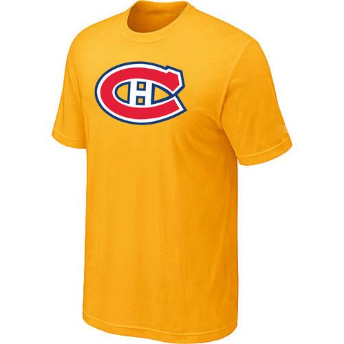 Montreal Canadiens Big & Tall Logo Yellow NHL T-Shirt