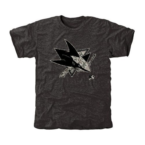 Men's San Jose Sharks Black Rink Warrior T-Shirt