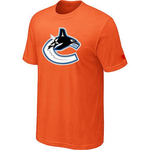 Vancouver Canucks Big & Tall Logo Orange NHL T-Shirt