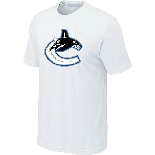 Vancouver Canucks Big & Tall Logo White NHL T-Shirt