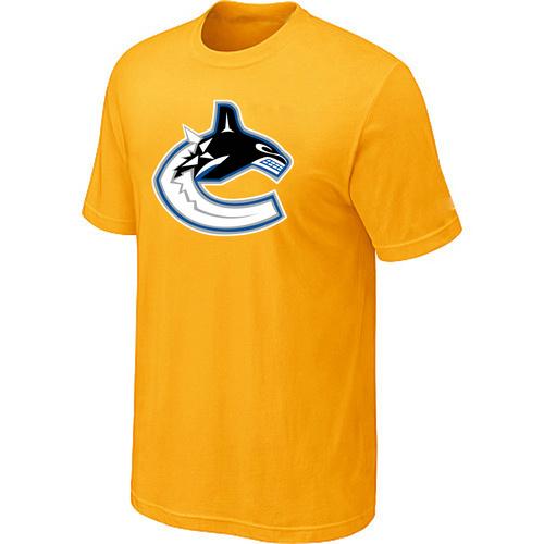 Vancouver Canucks Big & Tall Logo Yellow NHL T-Shirt