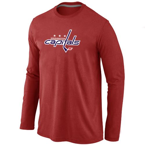 NHL Washington Capitals Big & Tall Logo Long Sleeve T-Shirt Red